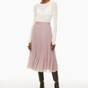 Aritzia Wilfred Twirl Pleated Skirt
